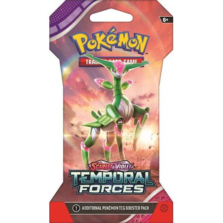 [INGLÉS] Pokémon TCG Escarlata y Púrpura Temporal Forces Sobre Emblistado