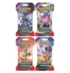 [INGLÉS] Pokémon TCG Escarlata y Púrpura Temporal Forces Sobre Emblistado