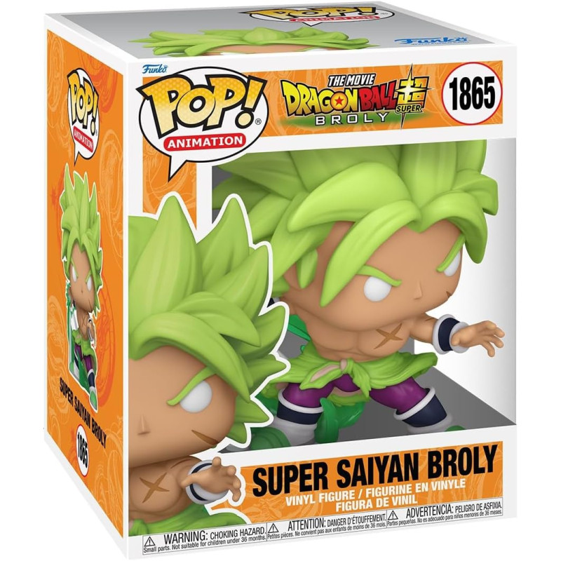 Dragon Ball Super Oversized POP! Vinyl Figura SS Broly 1865 Dragon Ball Super Oversized POP! Vinyl Figura SS Broly 1865