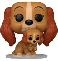 La dama y el vagabundo Figura POP! Disney Vinyl Lady con cachorro 1553