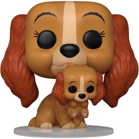 La dama y el vagabundo Figura POP! Disney Vinyl Lady con cachorro 1553