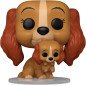 La dama y el vagabundo Figura POP! Disney Vinyl Lady con cachorro 1553