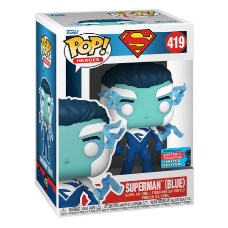 S POP! Heroes Superman Funko Exclusive 2021 Fall Convention Limited Edition