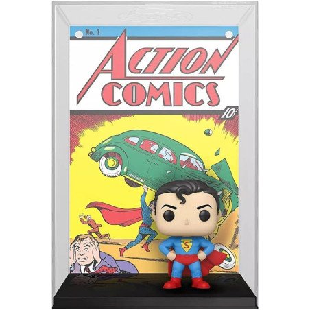 DC POP! Comic Cover Vinyl Figura Superman 10cm