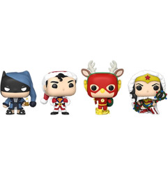 DC Comics Holiday 2022 Pack de 4 Figuras Pocket POP! Tree Holiday Box