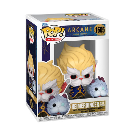 Arcane League of Legends POP! Vinyl Figura Heimerdinger w/Poro