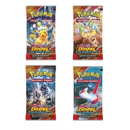 [ESPAÑOL] Pokémon TCG Escarlata y Púrpura Chispas Fulgurantes Sobre