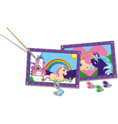 Ravensburger Creart Serie Junior: Unicornios Juego de Mesa para Niños