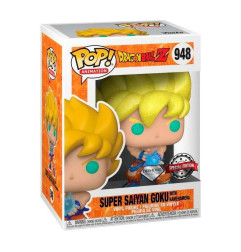 Dragon Ball Z POP! Animation Vinyl Figuren Super Saiayan Goku with Kamehameha Exclusive Diamant Version
