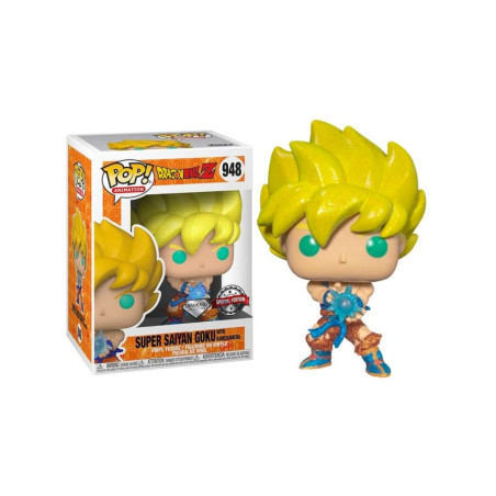 Dragon Ball Z POP! Animation Vinyl Figuren Super Saiayan Goku with Kamehameha Exclusive Diamant Version