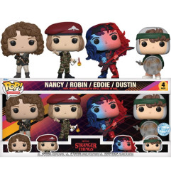Stranger Things Pack de 4 Figuras POP! TV Vinyl S4 (EMEA)