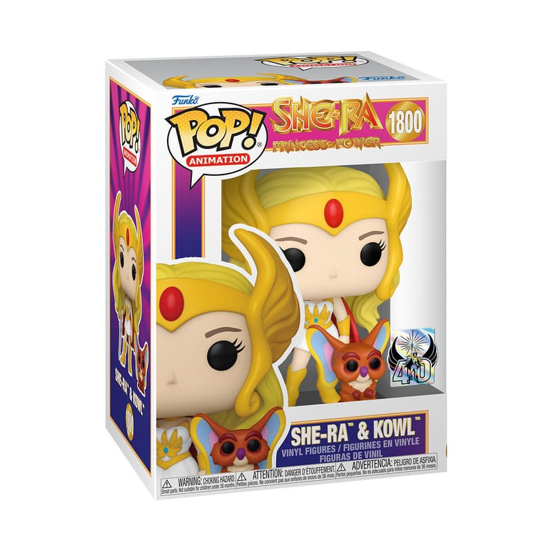 Masters of The Universe Figura POP! & Buddy She-Ra w/Kowl Masters of The Universe Figura POP! & Buddy She-Ra w/Kowl