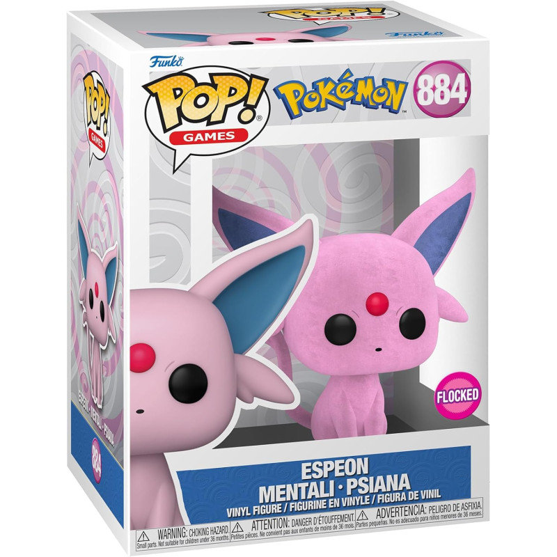 Pokemon POP! Games Vinyl Figura Flocked Espeon Pokemon POP! Games Vinyl Figura Flocked Espeon