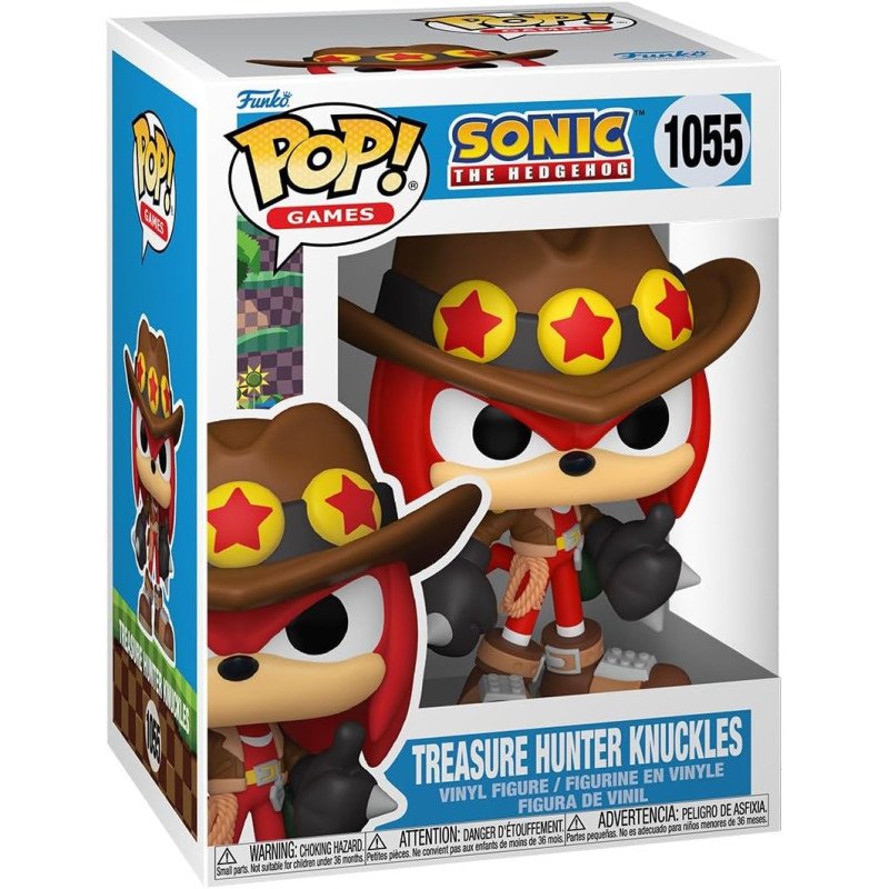 Sonic the Hedgehog POP! Games Vinyl Figura Treasure Hunter Knuckles