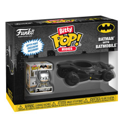 DC Comics Bitty POP! Rides Vinyl Figurine Batman w/Batmobile 2,5 cm